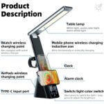 LED Desk Lamp with Wireless Charger - Image 3