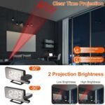 Projection Alarm Clock LED Digital Alarm Clock with Dual Alarms Snooze - Image 10