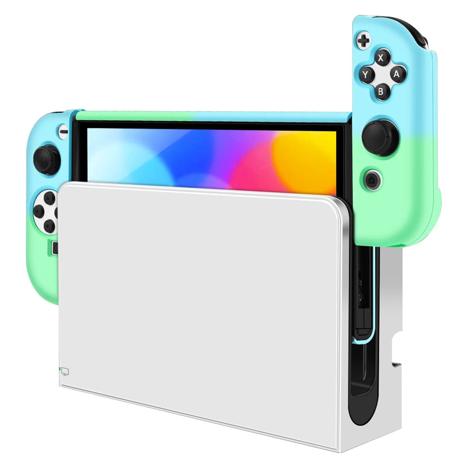 Protective Shell Cover Hard Dockable Case Fit for Nintendo Switch OLED - Image 13