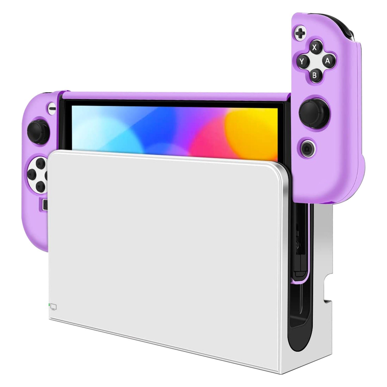 Protective Shell Cover Hard Dockable Case Fit for Nintendo Switch OLED - Image 20