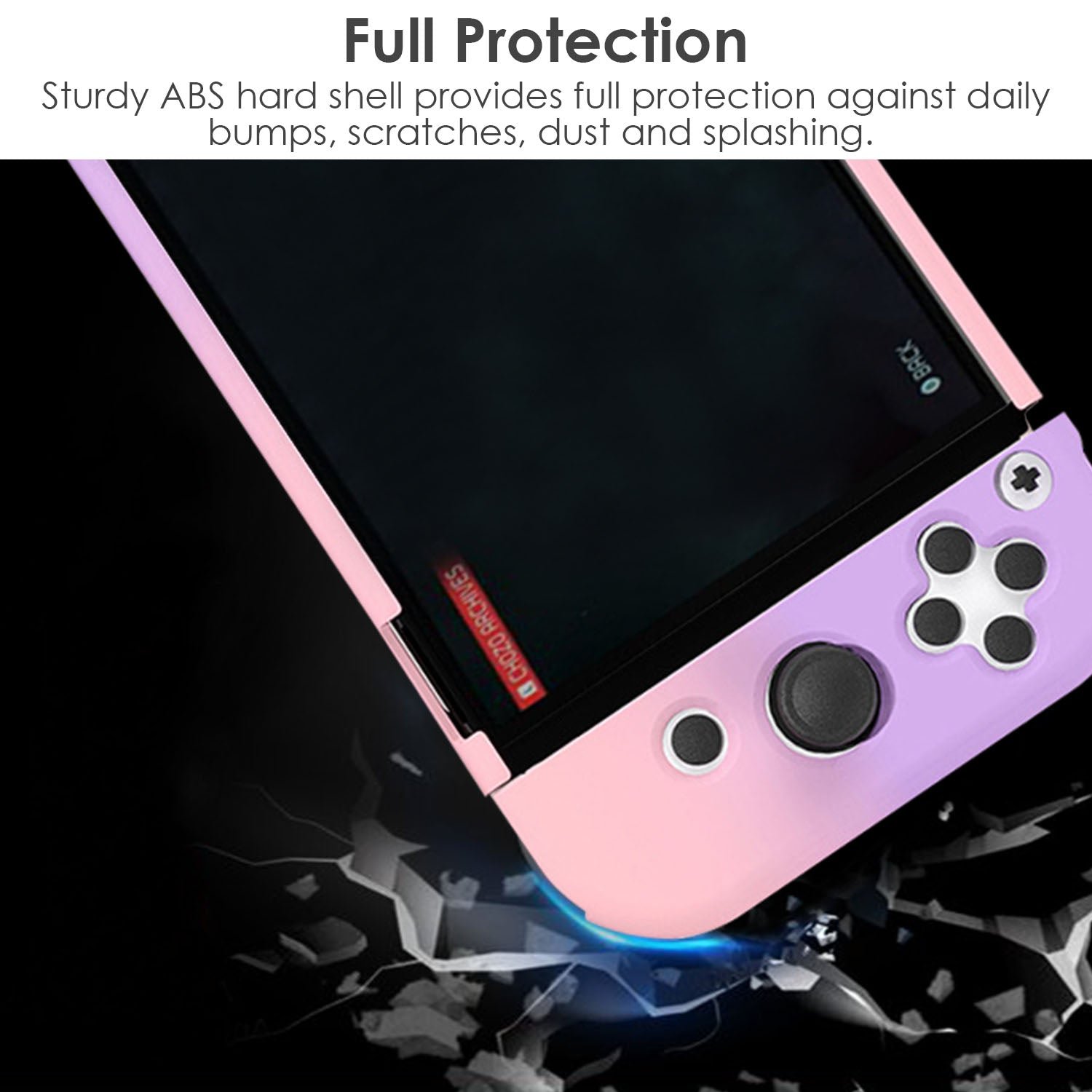 Protective Shell Cover Hard Dockable Case Fit for Nintendo Switch OLED - Image 28