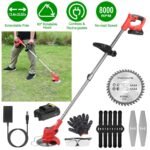 Rechargeable Electric Cordless Grass Trimmer with Alloy Saw Blade - Image 7