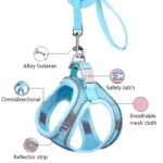 Reflective Dogs Harness with Leash Adjustable Harness Vest Breathable Collars - Image 10