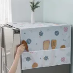 Refrigerator and Washing Machine Dust Covers with Pockets - Image 3