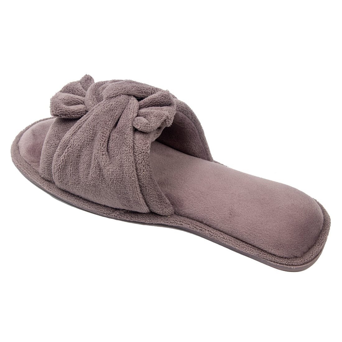 Roxoni Women's Indoor Twist Ribbon Plus Open Toe House Slippers - Image 13