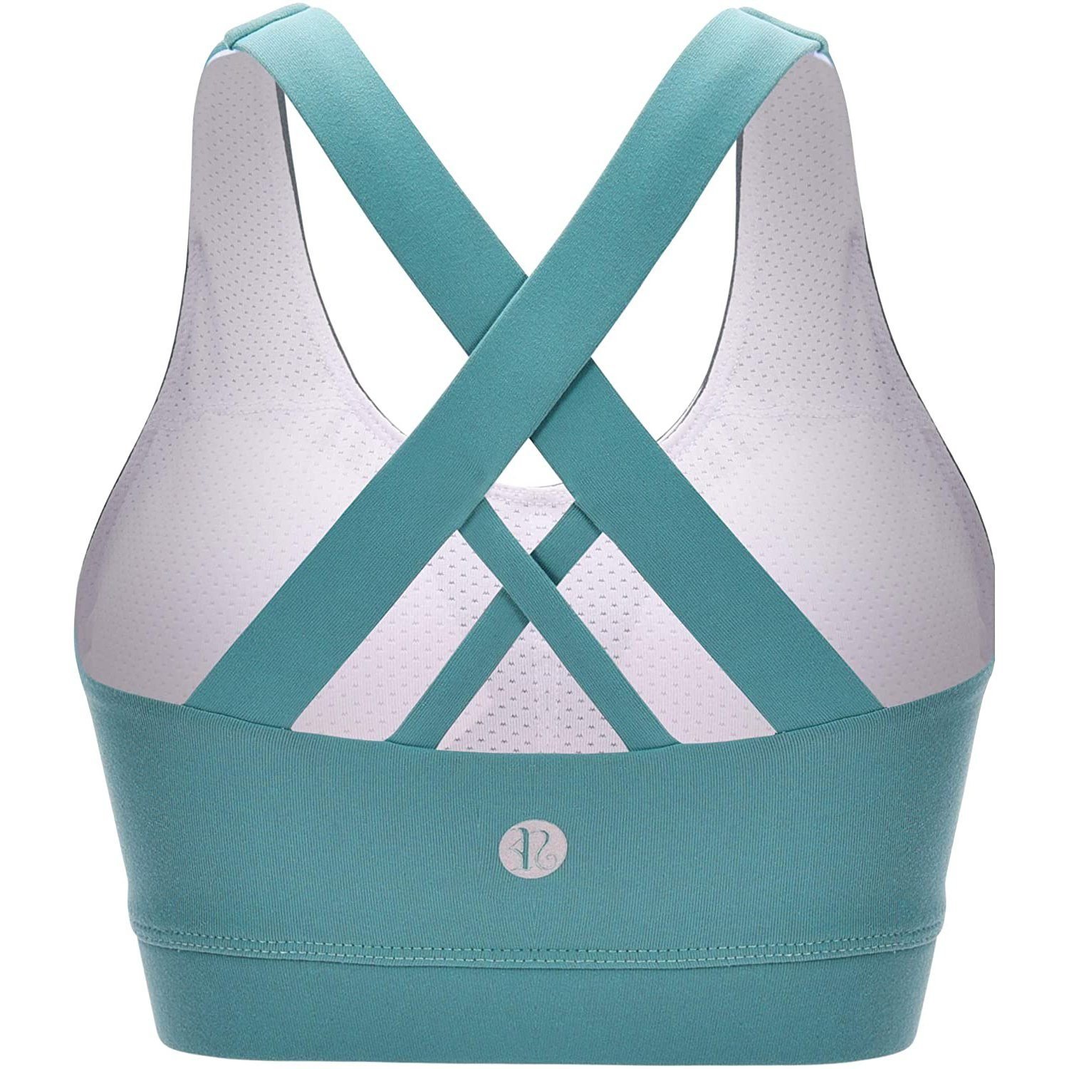 RUNNING GIRL Criss-Cross Back Padded Strappy Sports Bra - Image 23