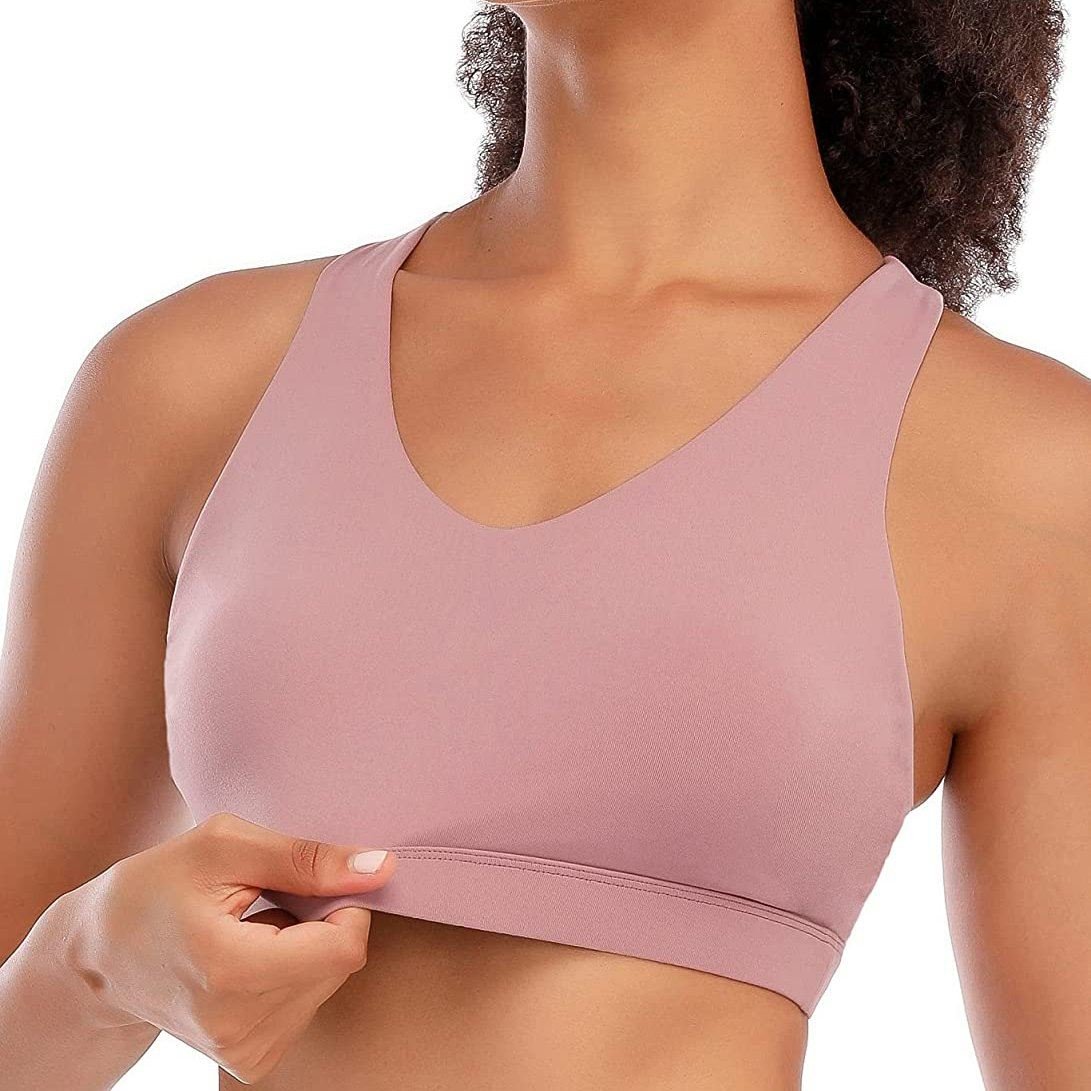 RUNNING GIRL Criss-Cross Back Padded Strappy Sports Bra - Image 8