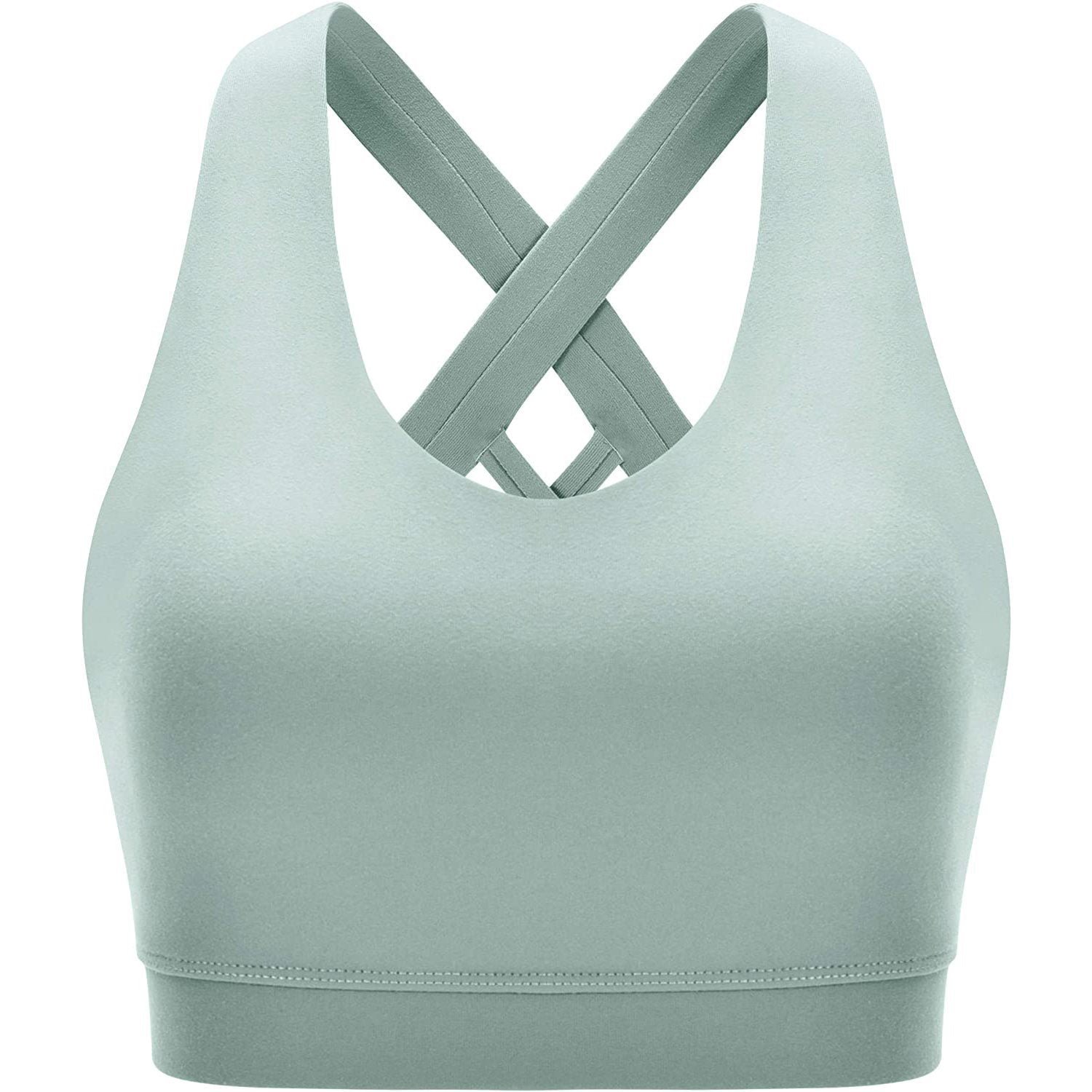 RUNNING GIRL Criss-Cross Back Padded Strappy Sports Bra - Image 17