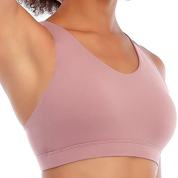 RUNNING GIRL Criss-Cross Back Padded Strappy Sports Bra - Image 6