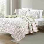 3-Piece Set: Bibb Home Printed Reversible Quilt Set - Image 7