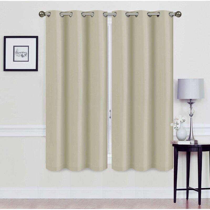 Set of 2: Foam-Backed Blackout Grommet Curtain Panel - Image 12