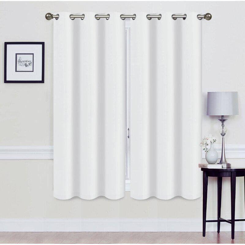 Set of 2: Foam-Backed Blackout Grommet Curtain Panel - Image 14