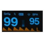 Simple Finger Pulse Oximeter Blood Pressure Monitor Heart Rate Portable - Image 7