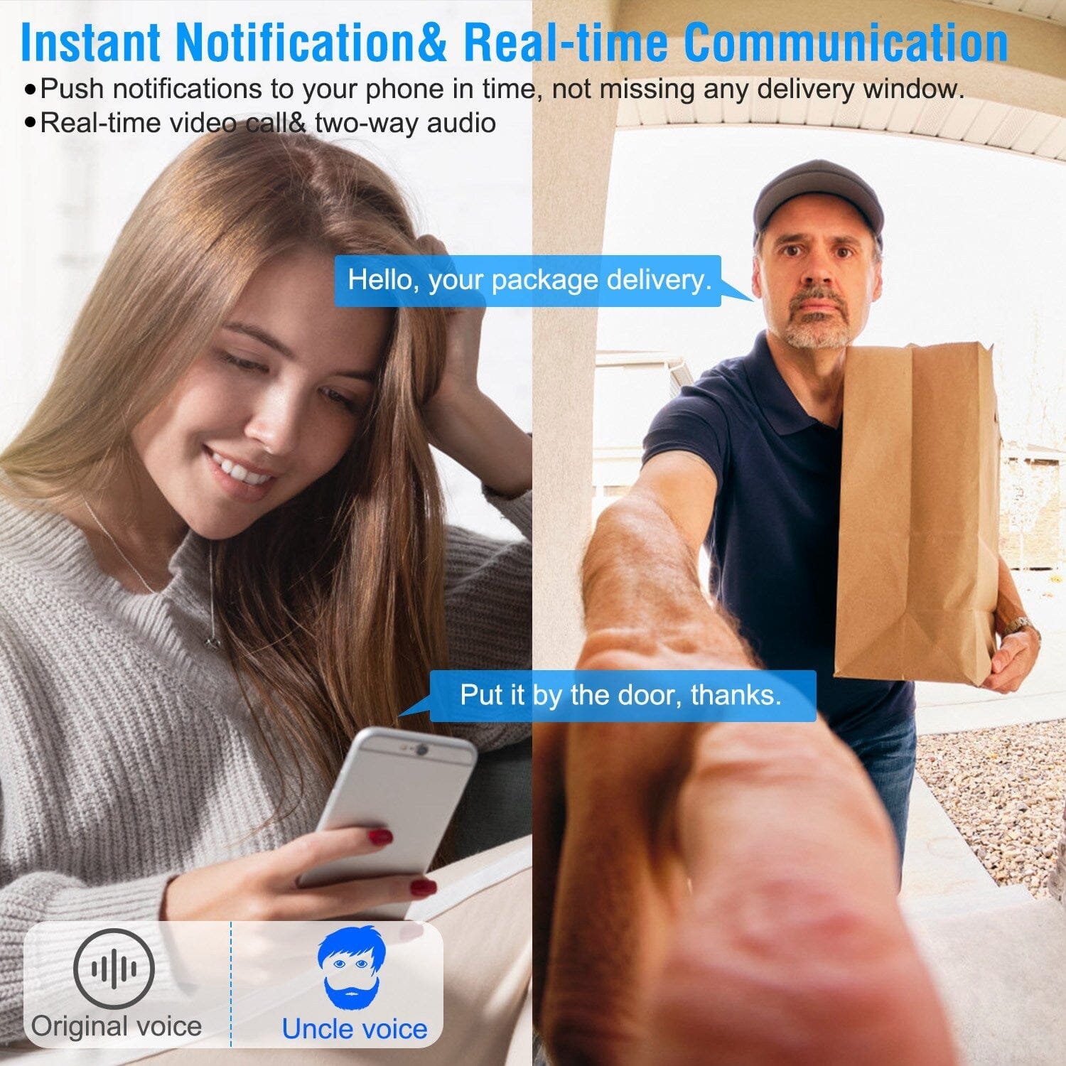 Smart Wireless Wi-Fi Video Security Doorbell - Image 9