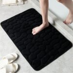 Soft Memory Foam Non Slip Cobblestone Embossing Bath Mat - Image 5