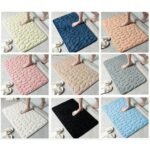 Soft Memory Foam Non Slip Cobblestone Embossing Bath Mat - Image 17