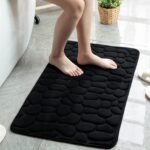 Soft Memory Foam Non Slip Cobblestone Embossing Bath Mat - Image 6