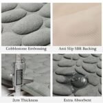 Soft Memory Foam Non Slip Cobblestone Embossing Bath Mat - Image 18