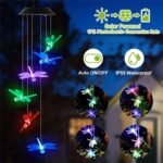 Solar Powered Dragonfly Lights Wind Chimes - Image 12
