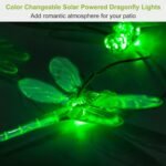 Solar Powered Dragonfly Lights Wind Chimes - Image 8