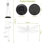 Solar Powered Dragonfly Lights Wind Chimes - Image 5