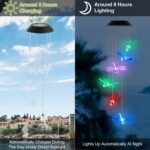 Solar Powered Dragonfly Lights Wind Chimes - Image 7
