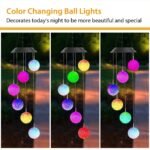 Solar Powered LED Ball Wind Chimes - Color Changing LED String Light - Image 14