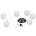 Solar Powered LED Ball Wind Chimes - Color Changing LED String Light - Image 3