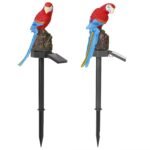 Solar Powered Parrot Garden Light IP65 Waterproof LED - Image 7