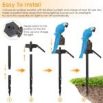 Solar Powered Parrot Garden Light IP65 Waterproof LED - Image 9
