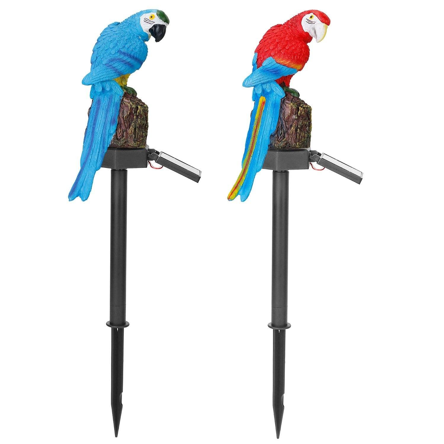 Solar Powered Parrot Garden Light IP65 Waterproof LED