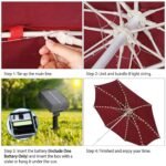 Solar Umbrella Outdoor String Light - Image 11