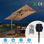 Solar Umbrella Outdoor String Light - Image 7