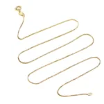 Solid Genuine 10K Gold Box Chain - Image 2