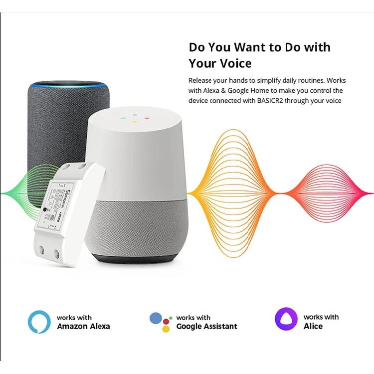 SONOFF BASICR2 WIFI Wireless Smart Switch Remote Control Socket APP Timer - Image 8