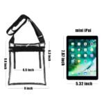 Stadium Approved Clear Crossbody Bag Purse with Adjustable Strap - Image 5
