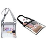 Stadium Approved Clear Crossbody Bag Purse with Adjustable Strap