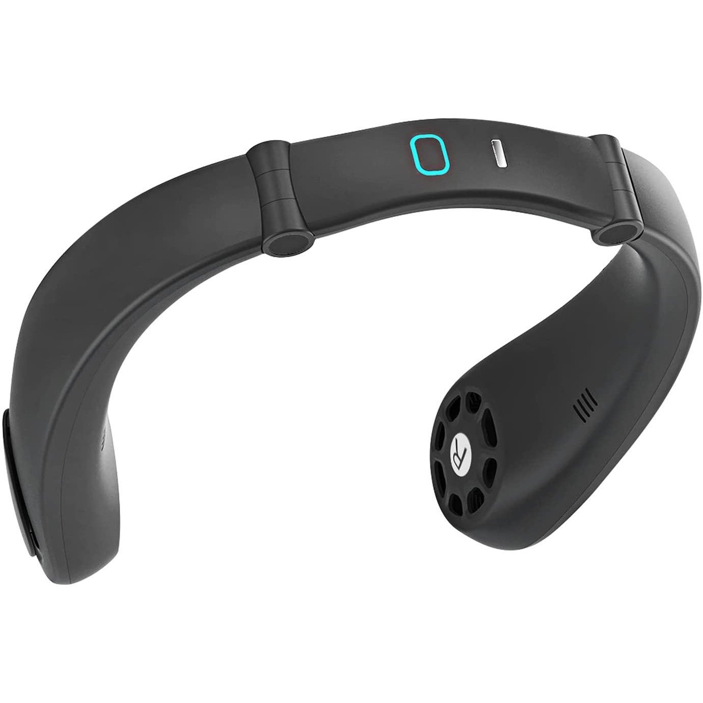 Staright Portable Hanging Neck Fan & Music Player Hands-Free Bladeless Fan