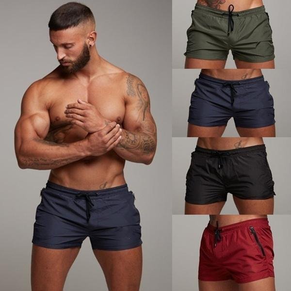 Summer Shorts Pants Men Quick Dry Swimming Shorts Swim Trunks