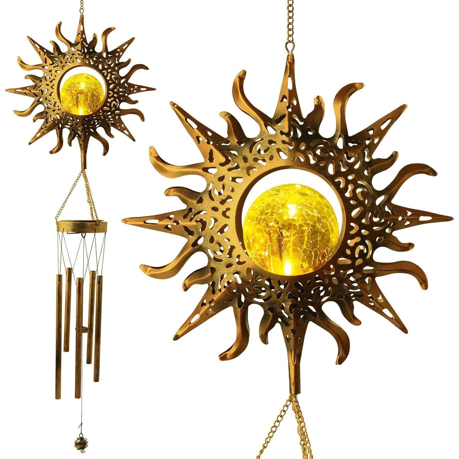 sun-solar-wind-chimes-garden-patio-dailysale-896502.jpg Sun Solar Wind Chimes - Image 1