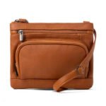 Super Soft Leather Wide Crossbody Bag - Image 4