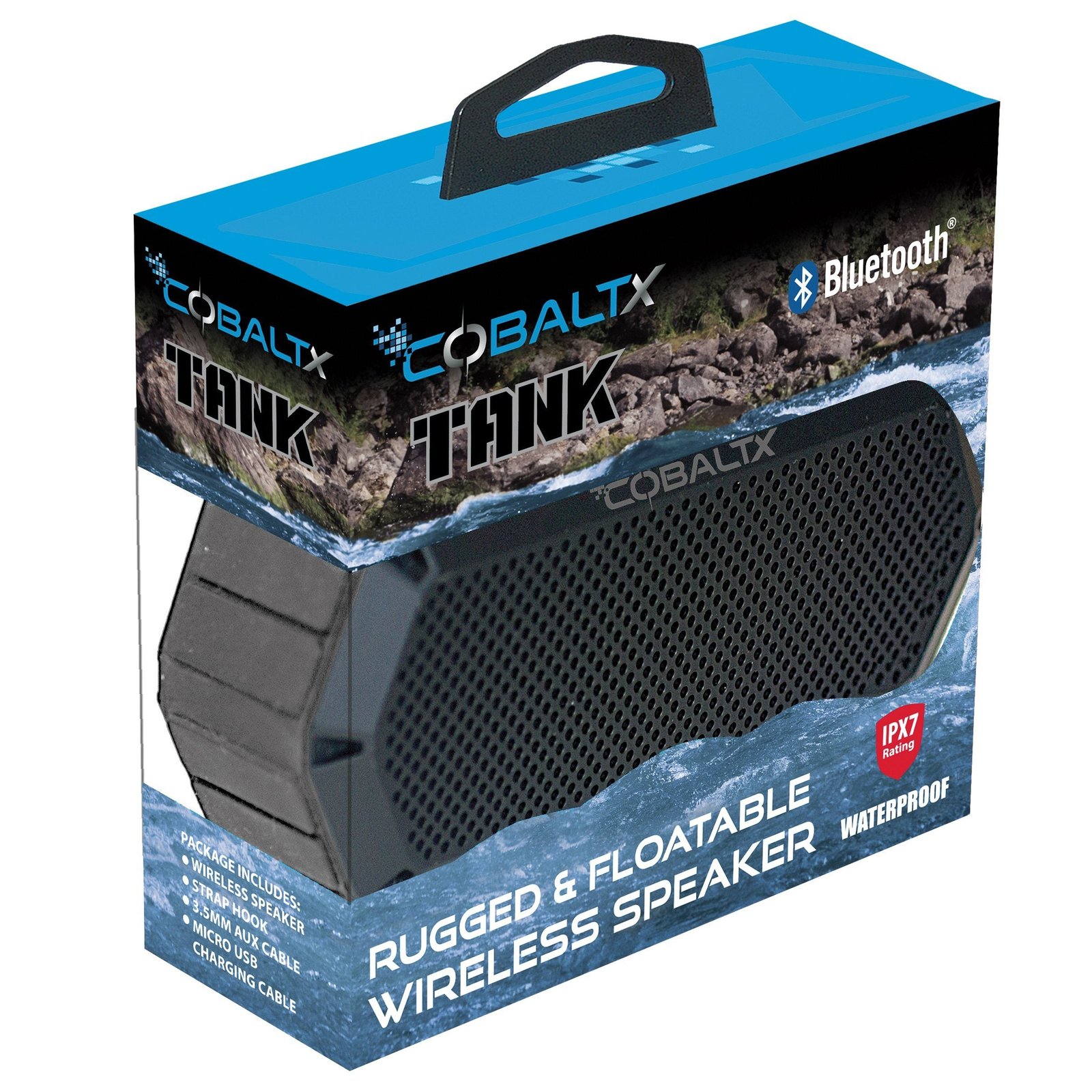Tank Ipx7 Waterproof Rugged 10w Bluetooth Speaker - Assorted Styles - Image 4