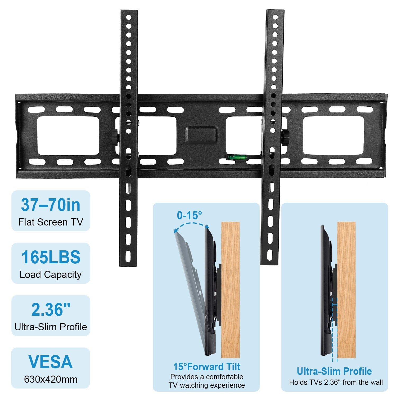 Tilt TV Wall Mount Bracket for 37"-70" LED/LCD/PLASMA Flat TV - Image 8