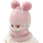 Toddler Fleece Lined Winter Bear Hat - Image 8