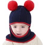Toddler Fleece Lined Winter Bear Hat - Image 3
