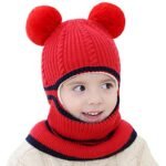 Toddler Fleece Lined Winter Bear Hat - Image 5