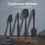 U-Taste Silicone Spatula Set with 480 Degrees Fahrenheit Heat Resistant - Image 7