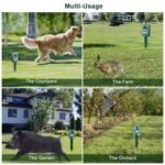 Ultrasonic Animal Repeller IP4 Waterproof Motion Sensor Repellent with Flashing Led Light - Image 11