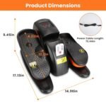 Under Desk Elliptical Machine Seated Pedal Exerciser with 5 Speed Levels 3 Auto Modes - Image 14