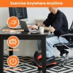 Under Desk Elliptical Machine Seated Pedal Exerciser with 5 Speed Levels 3 Auto Modes - Image 11